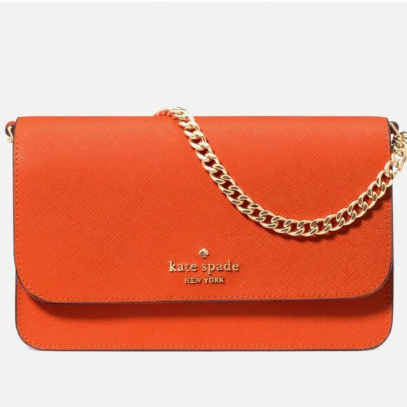 New Kate Spade Madison Willow Mini Crossbody Bag Fiery Orange - Picture 2 of 6